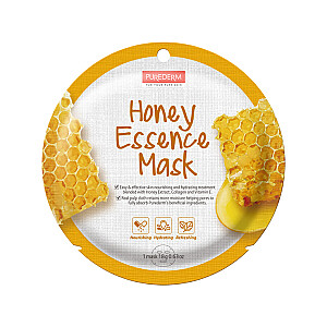 PUREDERM Honey Essence Mask lakštinė kaukė Medus 18g