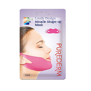 PUREDERM Lovely Design Miracle Shape-Up Mask маска для формирования подбородка