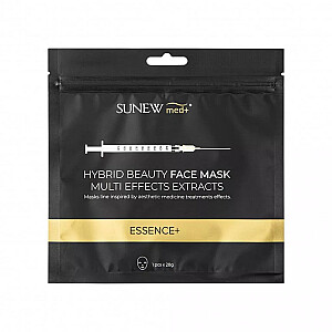 SUNEWMED Essence+ Hybrid Beauty Face Mask hibridinė kaukė su peptidais ir sraigių gleivėmis 28g
