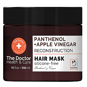 THE DOCTOR Health & Care восстанавливающая маска для волос Яблочный уксус + Пантенол 295мл