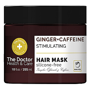 Маска для волос THE DOCTOR Health & Care, стимулирующая луковицы волос Имбирь + Кофеин 295мл
