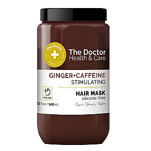 The DOCTOR Health & Care plaukų kaukė, stimuliuojanti plaukų folikulus imbieras + kofeinas 946 ml