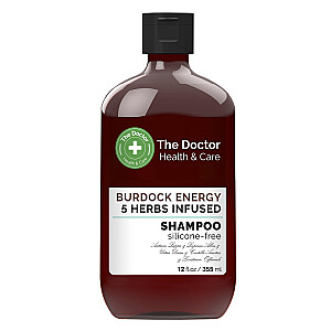 Plaukų šampūnas THE DOCTOR Health & Care Burdock Energy ir 5 žolelės 355 ml