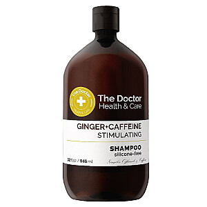 THE DOCTOR Health & Care plaukų šampūnas, stimuliuojantis plaukų folikulus imbieras + kofeinas 946 ml