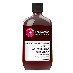 THE DOCTOR Health & Care stiprinantis plaukų šampūnas Keratin+Arginine+Biotin 355ml