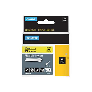 Dymo Schriftband (18491) Black Yellow (S0718090)