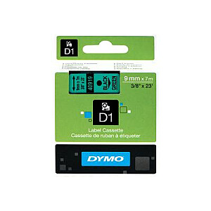 Dymo Schriftband 40919 Green Black Schwarz (S0720740)