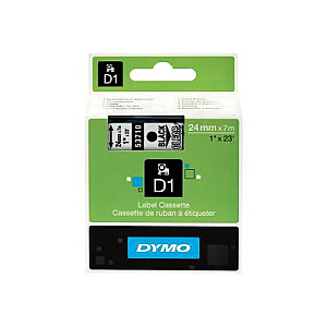 Dymo Schriftband 53710 Clear Black (S0720920)