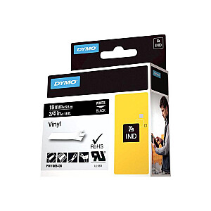 Dymo Schriftband Vinyl White Black (1805436)