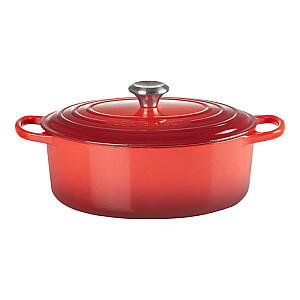 Жаровня Le Creuset Signature овальная, 27см, красная для духовки (21178270602430)