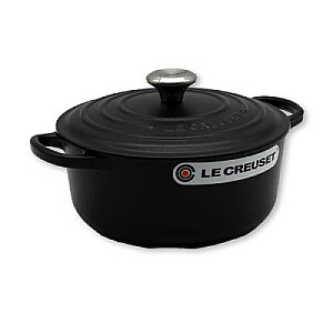 Le Creuset Signature Roaster круглый 20см, черный, Шварц (21177200000430)