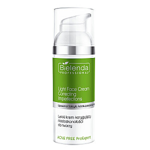 BIELENDA PROFESSIONAL Acne Free Pro Expert kremas, mažinantis trūkumus rūgštimis, 50ml