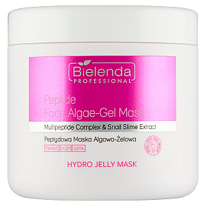 BIELENDA PROFESSIONAL Hydro Jelly Mask водорослево-гелевая маска против морщин с пептидами и слизью улитки 190г