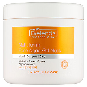 BIELENDA PROFESSIONAL Hydro Jelly Mask šviesinanti dumblių gelio kaukė su vitaminu C 190g