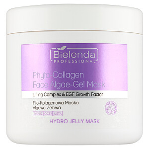 BIELENDA PROFESSIONAL Hydro Jelly Mask stiprinanti fito-kolageno dumblių-gelinė kaukė Phyto-Collagen 190g