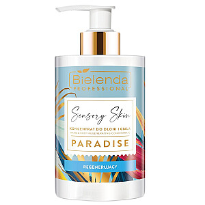 BIELENDA PROFESSIONAL Sensory Skin regeneruojantis rankų ir kūno kremas Paradise 300ml