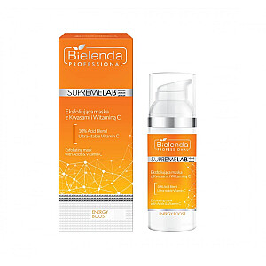 BIELENDA PROFESSIONAL SupremeLab Energy Boost Exfoliating Mask с кислотами и витамином С отшелушивающая маска с кислотами и витамином С 50г