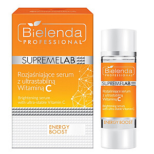 BIELENDA PROFESSIONAL SupremeLab Energy Boost осветляющая сыворотка с ультрастабильным витамином С 15мл