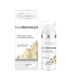 BIELENDA PROFESSIONAL SupremeLab Precious Age regeneruojantis kremas su koloidiniu auksu 50 ml