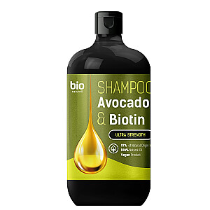 BIO NATURELL Shampoo Ultra Strength Hair Shampoo Avocado and Biotin 946ml
