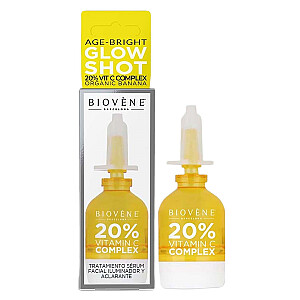BIOVENE Glow Shot Age Bright 20% vitamino C serumas plaukams 10 ml