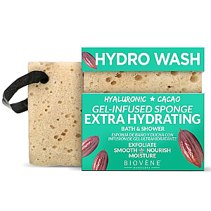 BIOVENE Hydro Wash itin drėkinanti kūno kempinė su hialurono rūgštimi 75g