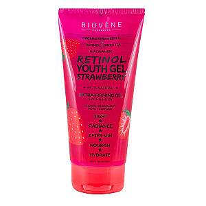 BIOVENE Retinol Youth Gel клубничный органический гель для тела и лица 200мл