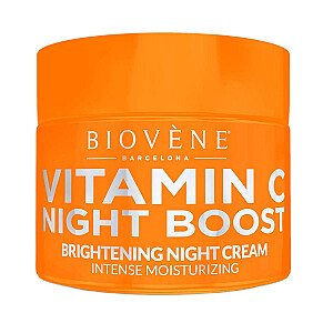 BIOVENE Vitamin C Night Boost drėkinamasis naktinis veido kremas 50ml