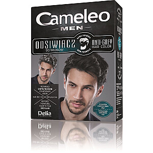 CAMELEO Vyriški plaukų dažai nuo žilų plaukų, riebalų šalinimo priemonė 01 Black