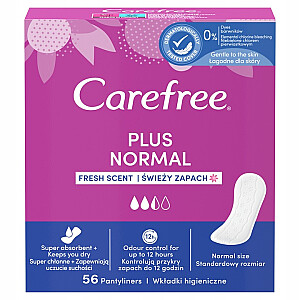 Higieniniai įklotai CAREFREE Plus Original Fresh Scent 56 vnt.