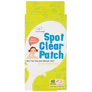 CETTUA Spot Clear Patch 48 lipnus pleistras nuo spuogų, 48 vnt.