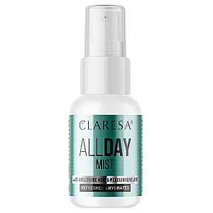CLARESA All Day Mist drėkinamasis ir gaivinantis veido purškiklis 50 ml