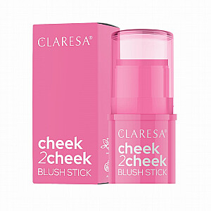 CLARESA Cheek 2 Cheek skaistalų lazdelė 01 Candy Pink 5,5 m.