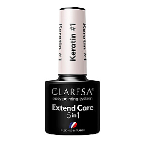 CLARESA Extend Care 5in1 Keratino bazė hibridiniam lakui 1 5g