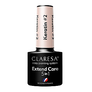 CLARESA Extend Care 5in1 Keratino bazė hibridiniam lakui 2 5g