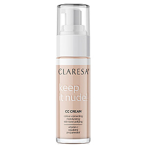 CLARESA Keep In Nude CC Cream, крем, выравнивающий тон кожи 103 Cool Medium 33г