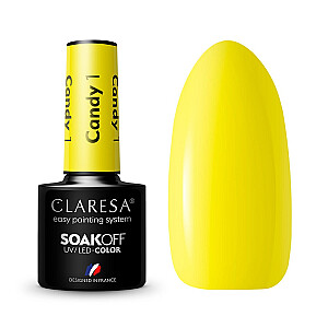 Лак гибридный CLARESA Soak Off UV/LED Candy 1 5г