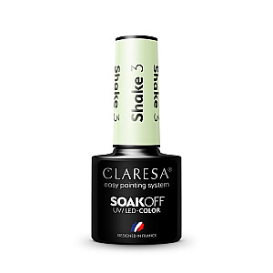 CLARESA Soak Off UV/LED hibridinis lako kokteilis 3 5g