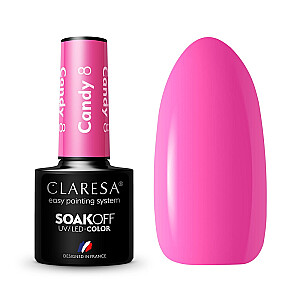 Лак гибридный CLARESA Soak Off UV/LED 8 конфет 5г