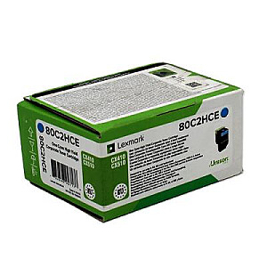 Картридж Lexmark 802HCE, голубой (80C2HCE)