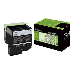 Картридж Lexmark 802XKE Черный Шварц (80C2XKE)