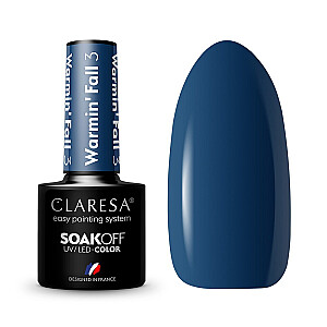 CLARESA Soak Off UV/LED Warming Fall гибридный лак 3 5г