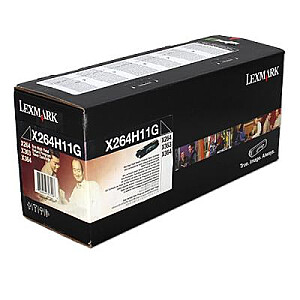 Lexmark Cartridge Black Schwarz (X264H11G)