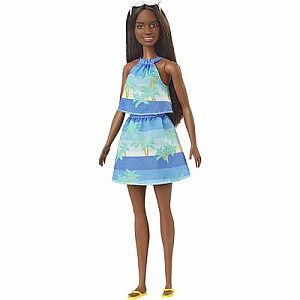 Mattel Barbie Loves the Ocean Юбка и топ с морским принтом (GRB37)
