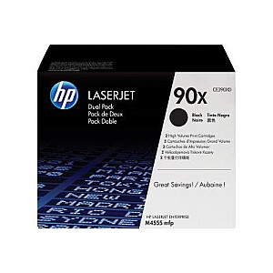 HP (CE390XD) No 90X HP90X HP 90X Dual Pack Black Schwarz Cartridge (CE390XD)