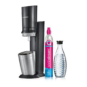 SodaStream Soda Maker Crystal 3 0 QC черный Шварц, включая 1 стеклянную бутылку (1016411410)