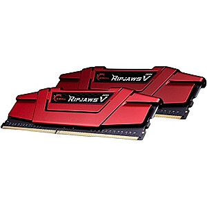 G.Skill DDR4 16 ГБ 2400 Quad-Kit Red, F4-2400C15Q-16GVR, Ripjaws V