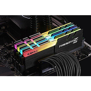 G.Skill DDR4 32GB 3200-CL16 Trident Z RGB – keturių branduolių rinkinys