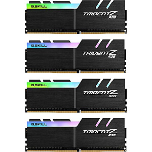 G.Skill DDR4 — 32 ГБ — 3600 — CL — 16 — комплект Quad, Trident Z RGB (черный, F4-3600C16Q-32GTZRC)