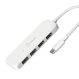 ЭКОЛОГИЧЕСКИЙ КОНЦЕНТР USB-C НА 4 ПОРТА/ТИПА A ПОКОЛЕНИЯ 2